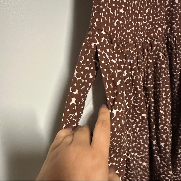 J. Crew floral puff sleeve drop-waist poplin dress Size 6 - Picture 9 of 11